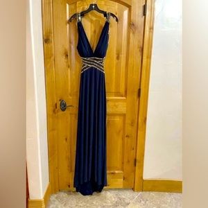 Blondie Nites Navy Formal Dress